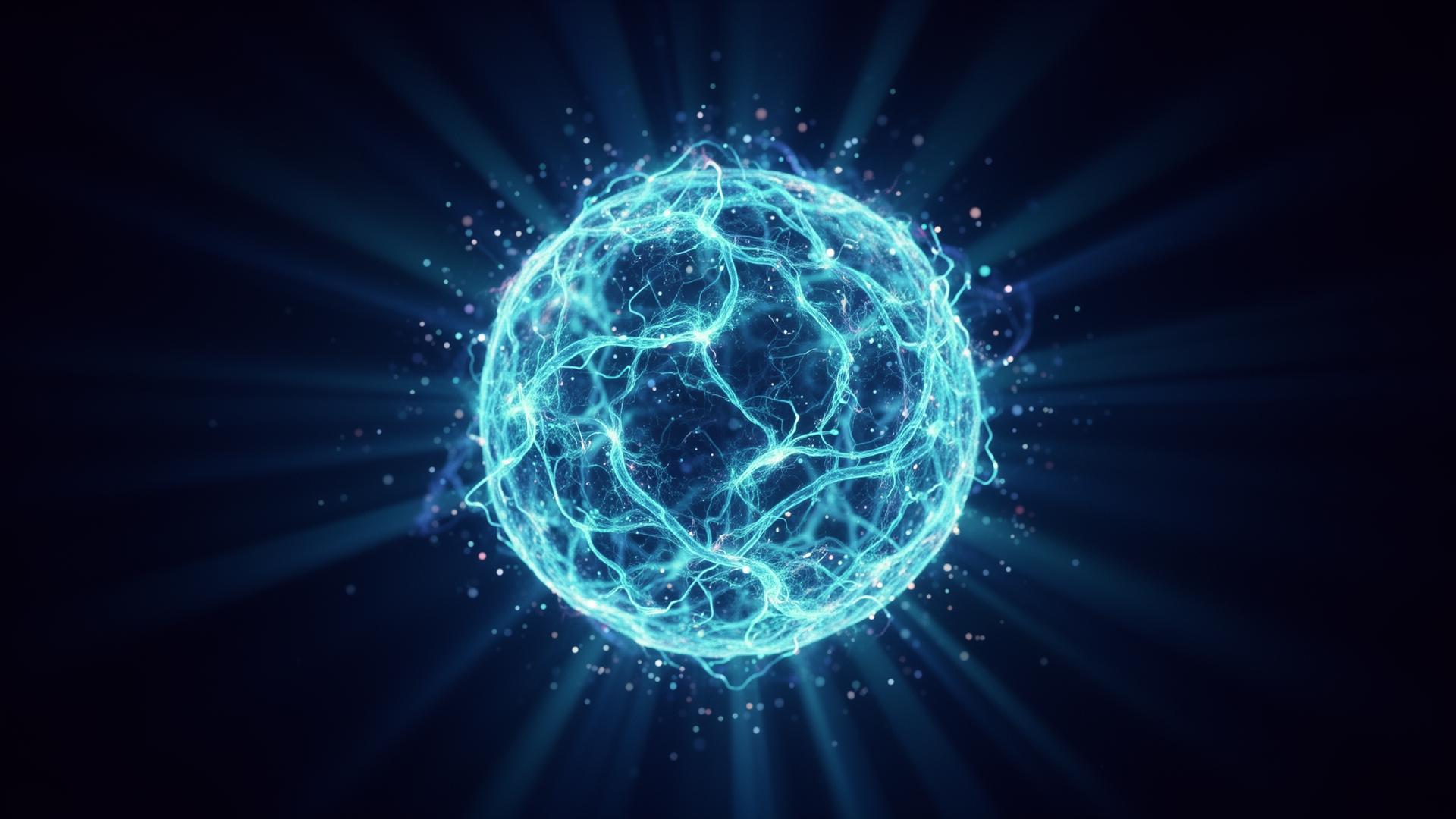 AI neural network visualization